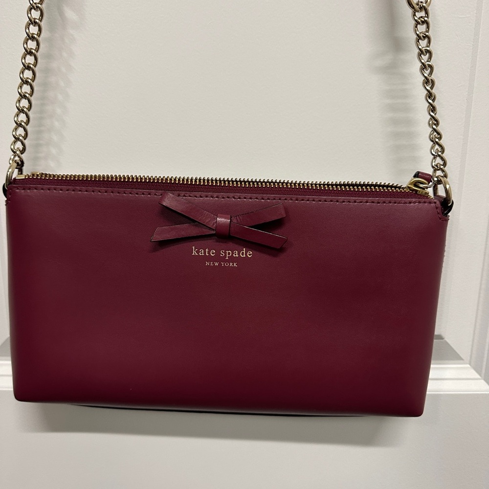 Kate Spade Burgundy Crossbody Bag